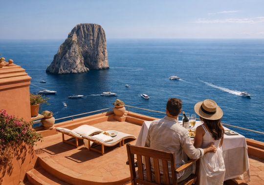Seaside Lunch Pause capri
